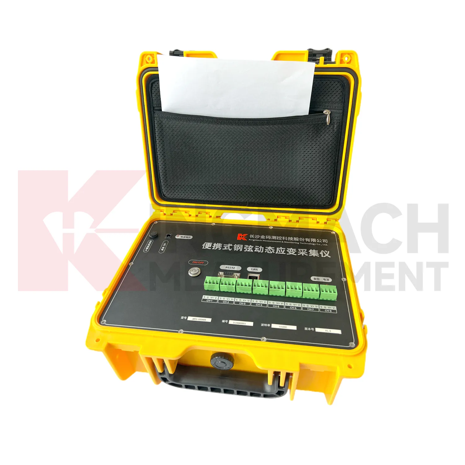 Máy đọc độ biến dạng động của dây rung di động JMYD-6008BX